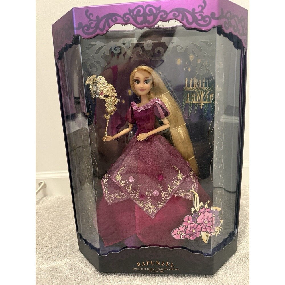 RAPUNZEL Midnight Masquerade Disney Designer Series Doll Limited Edition NIB